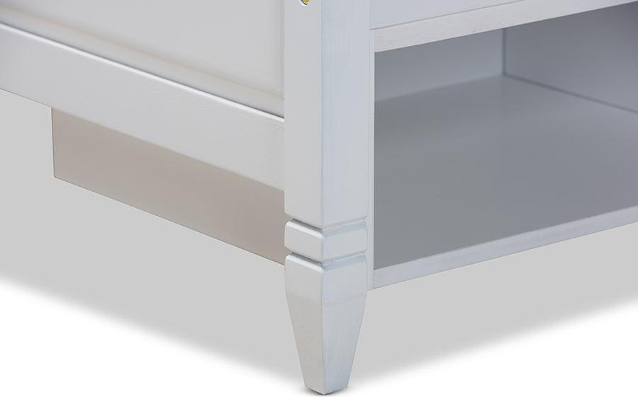 Wholesale Interiors Beds - Elise Twin Storage Bed White