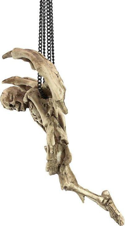 Design Toscano Spooky Decor - Suspending Death Gothic Skeleton Hanging Sculpture