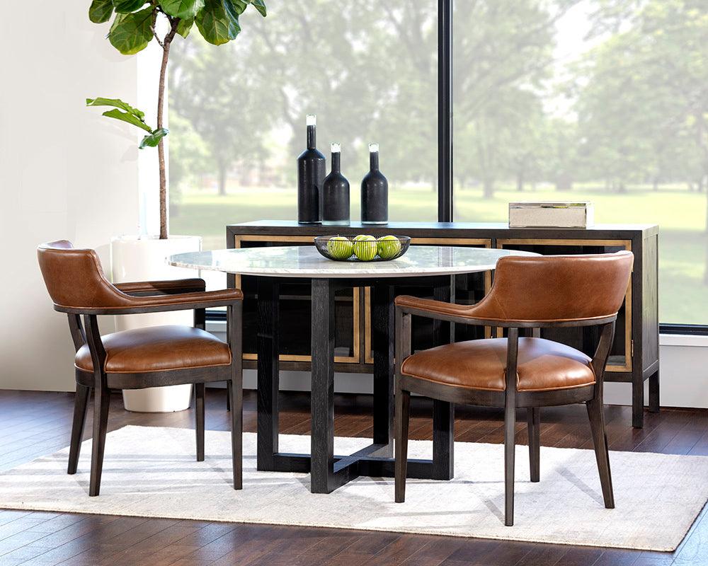 SUNPAN Dining Tables - Zola Dining Table - 51.25" White