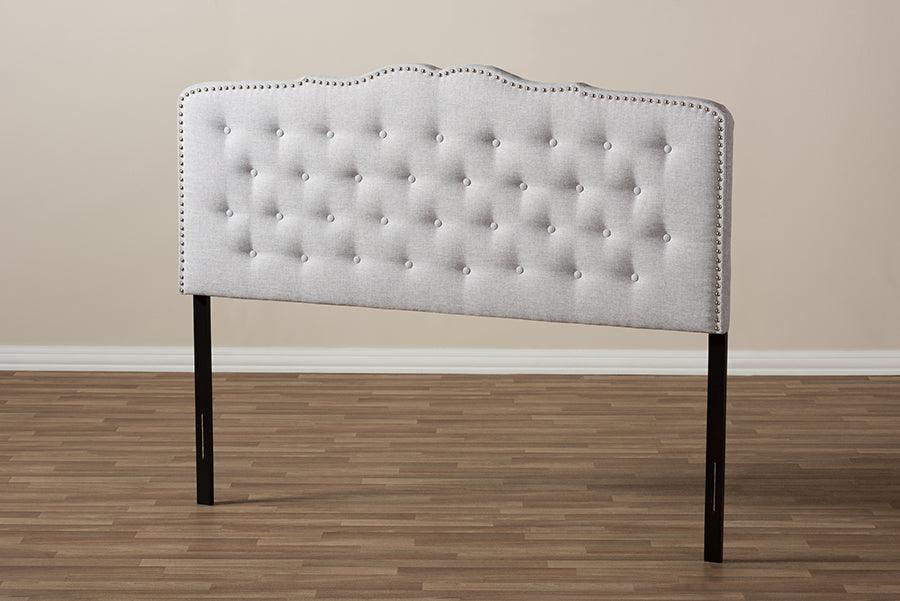 Wholesale Interiors Headboards - Lucy Queen Headboard Grayish Beige