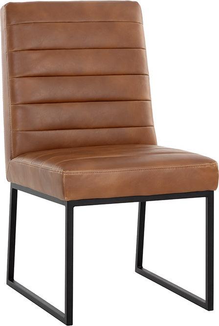 SUNPAN Dining Chairs - Spyros Dining Chair - Tobacco Tan (Set of 2)