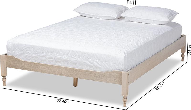 Wholesale Interiors Beds - Laure King Bed Antique White