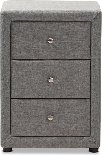 Wholesale Interiors Nightstands & Side Tables - Tessa Nightstand Gray