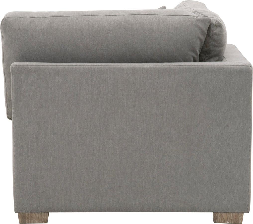Essentials For Living Accent Chairs - Hayden Modular Taper Sofa Corner Chair LiveSmart Peyton Slate
