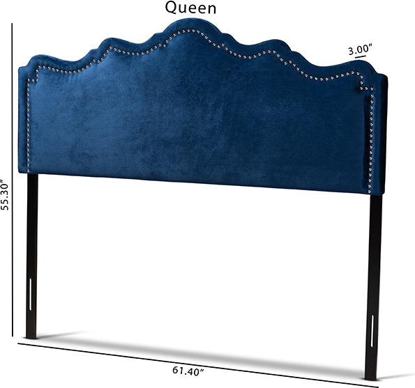 Wholesale Interiors Headboards - Nadeen King Headboard Royal Blue