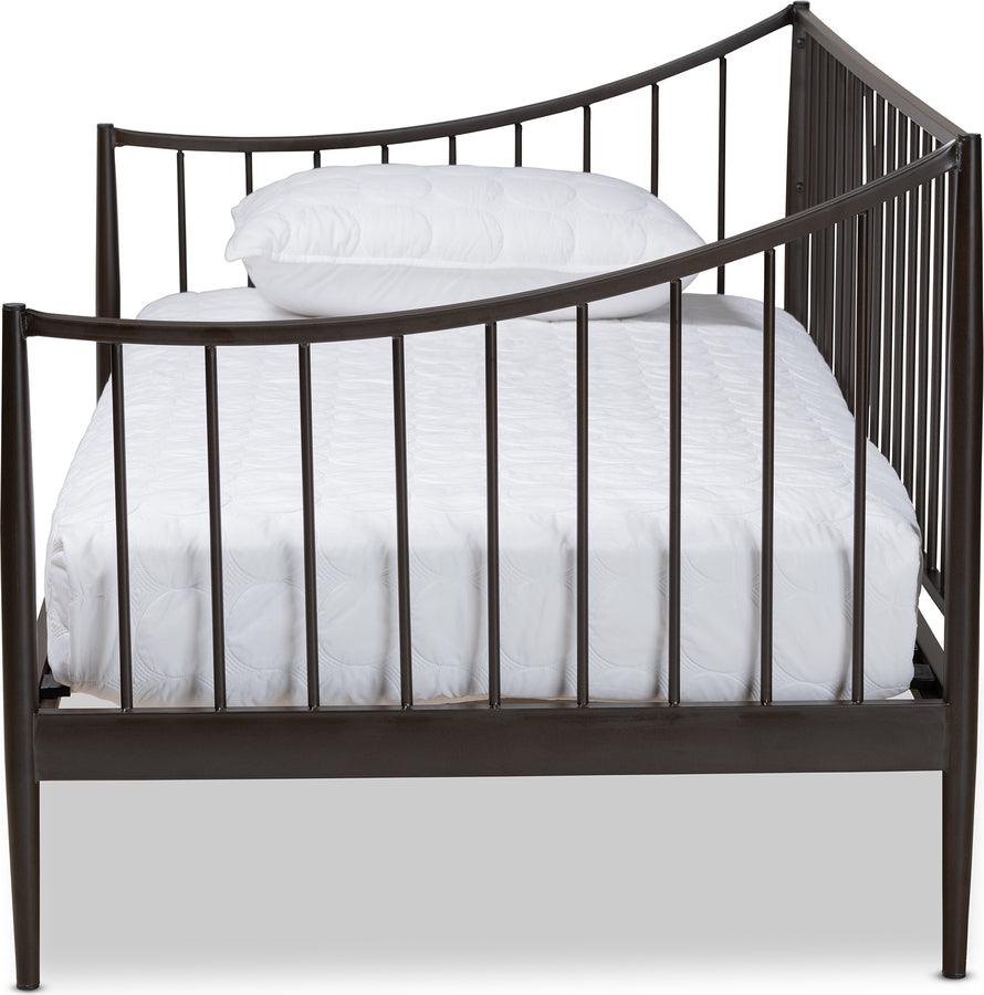 Wholesale Interiors Daybeds - Rupert Vintage Industrial Black Metal Daybed