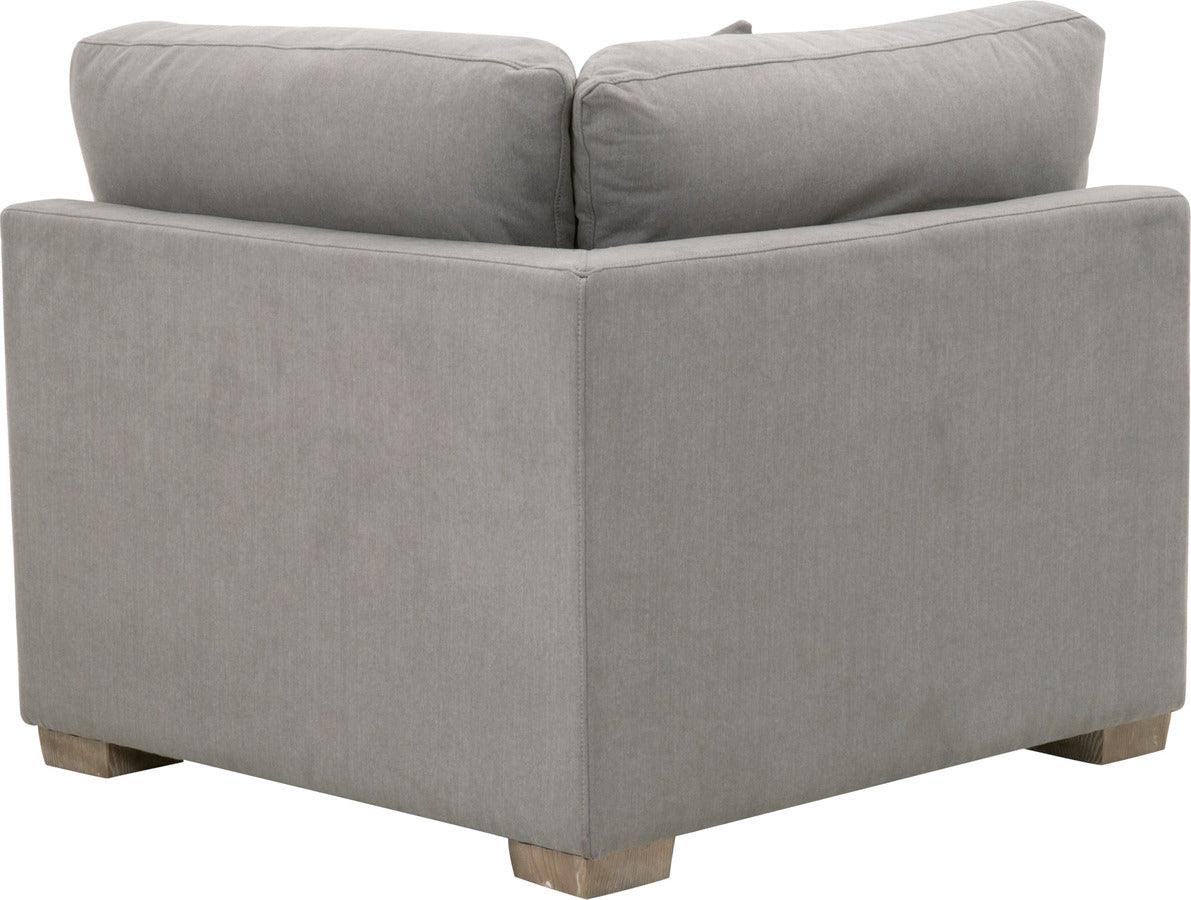 Essentials For Living Accent Chairs - Hayden Modular Taper Sofa Corner Chair LiveSmart Peyton Slate