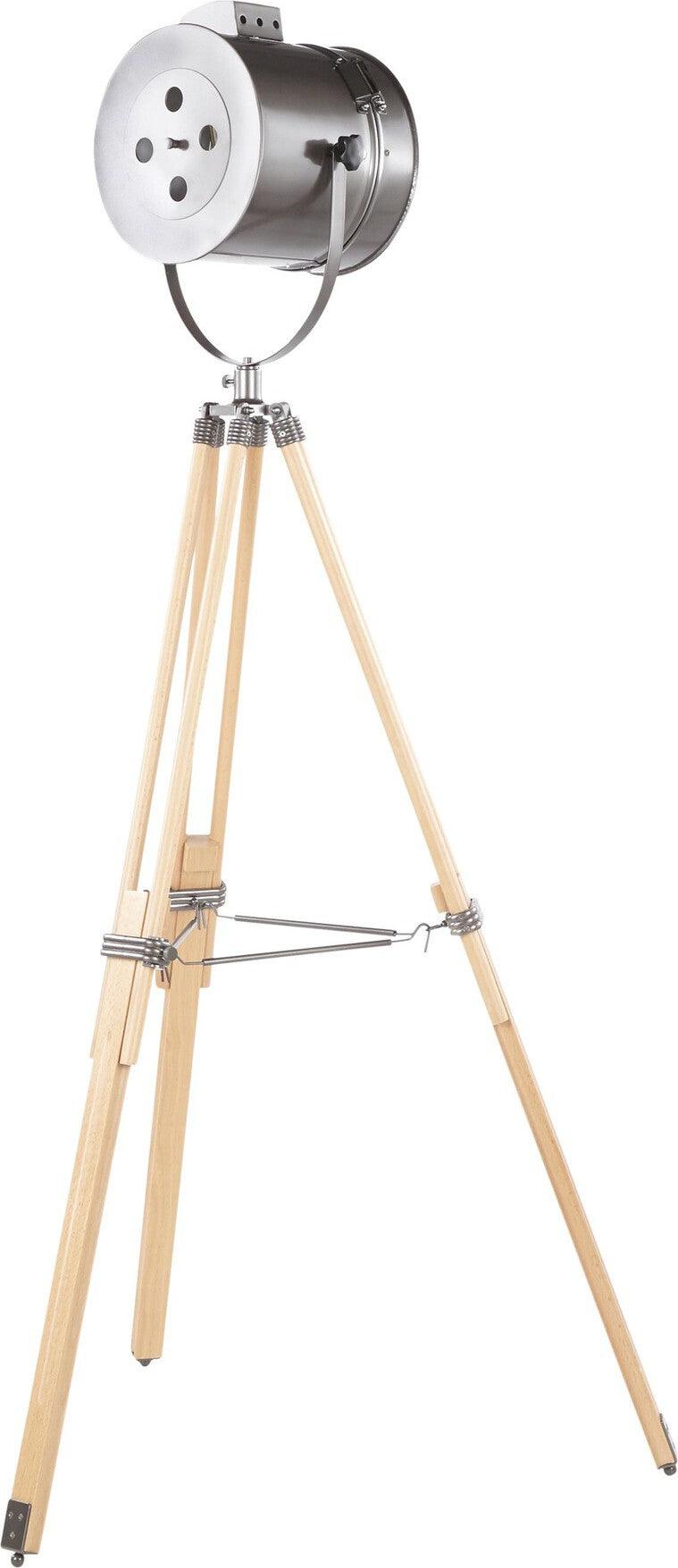 Lumisource Floor Lamps - Ahoy Floor Lamp Natural & Antique