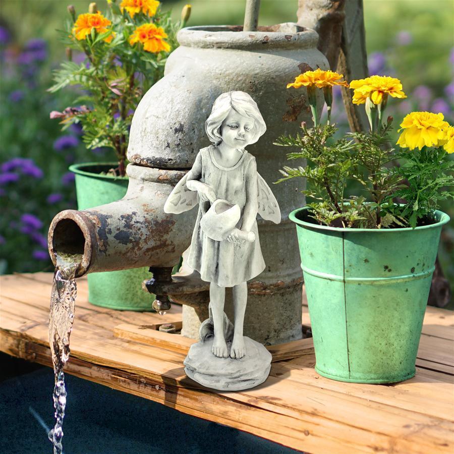 Design Toscano Garden Lovers Gifts - Rose Garden Fairy With Watering Can