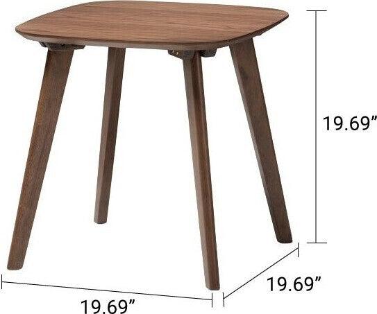 Wholesale Interiors Side & End Tables - Dahlia End Table Walnut