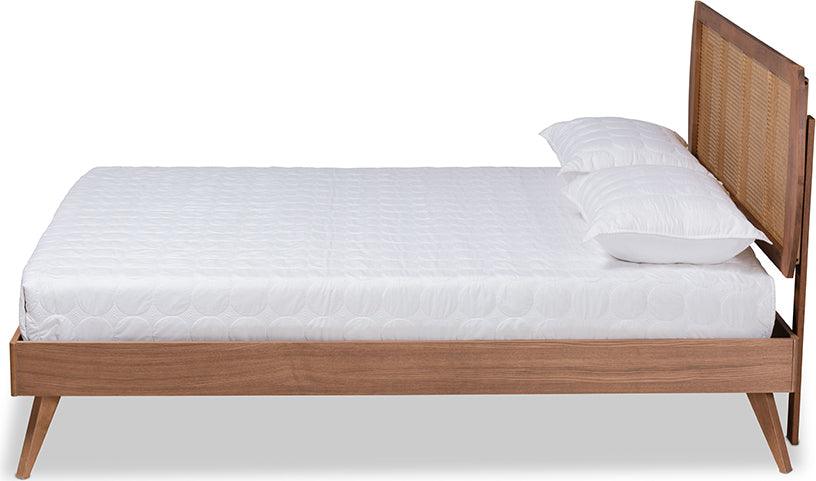 Wholesale Interiors Beds - Asami Full Bed Walnut Brown
