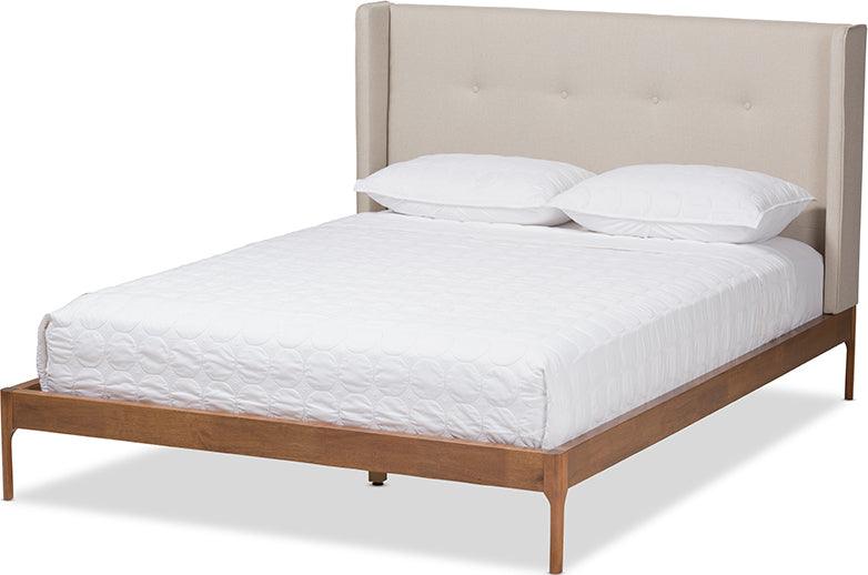 Wholesale Interiors Beds - Brooklyn King Bed Light Beige