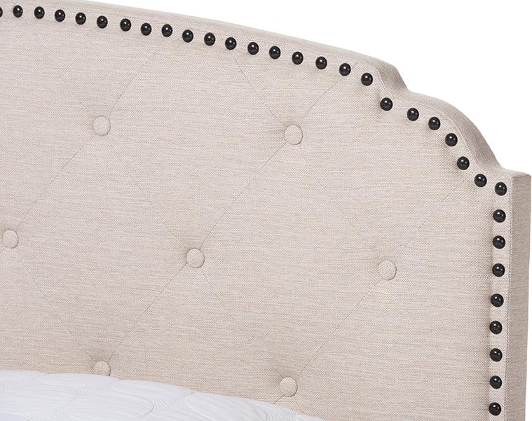 Wholesale Interiors Beds - Lexi Full Bed Light Beige