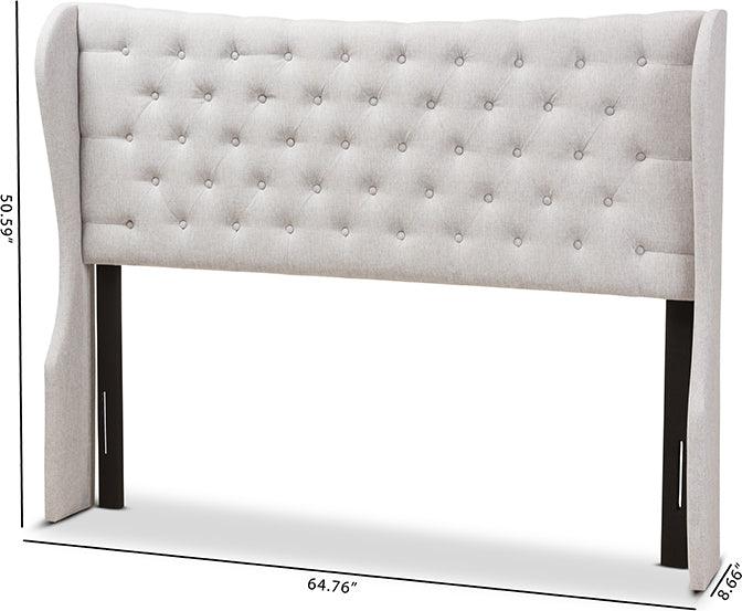 Wholesale Interiors Headboards - Cadence King Headboard Grayish Beige