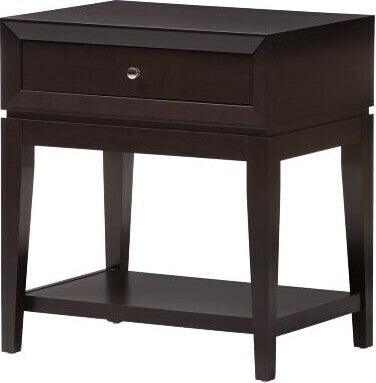 Wholesale Interiors Nightstands & Side Tables - Morgan Nightstand Dark Brown