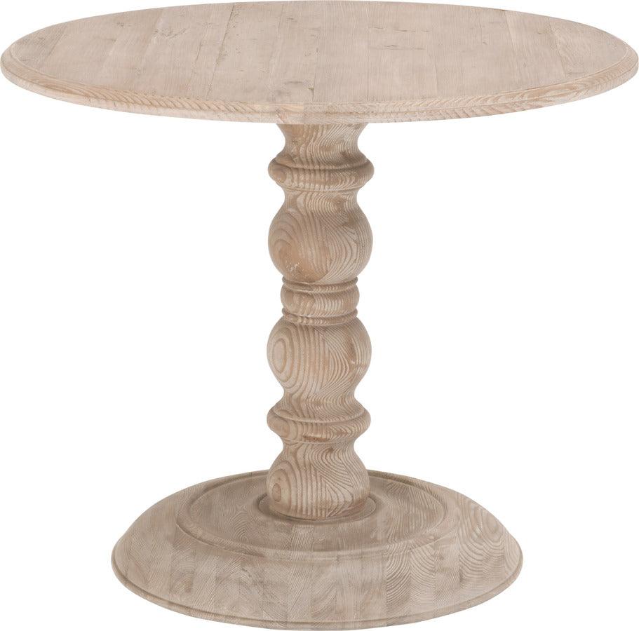 Essentials For Living Dining Tables - Chelsea 36" Round Dining Table Smoke Gray Pine