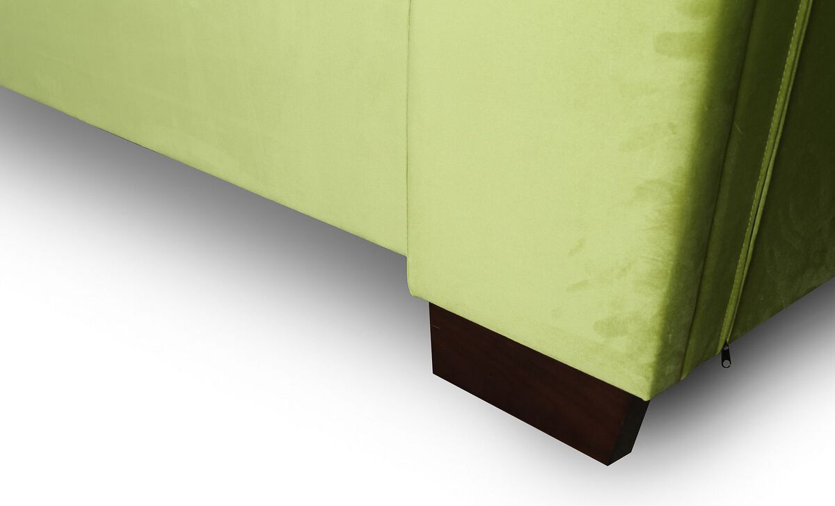 Manhattan Comfort Beds - Parlay Pine Green Queen Bed