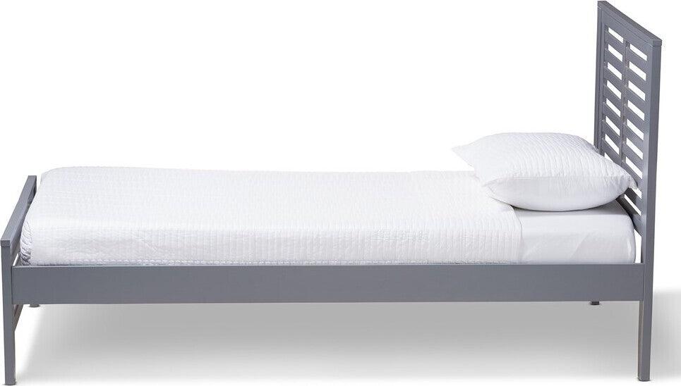 Wholesale Interiors Beds - Sedona Twin Bed Gray