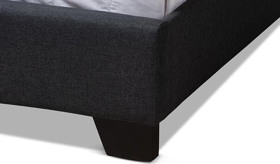 Wholesale Interiors Beds - Brady Queen Bed Charcoal Gray