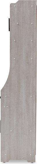 Wholesale Interiors Kitchen Storage & Organization - Portia Modern and Contemporary 6-Shelf White-Washed Wood Kitchen Storage Cabinet