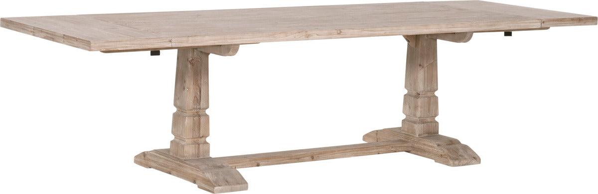 Essentials For Living Dining Tables - Hayes Extension Dining Table Smoke Gray Pine