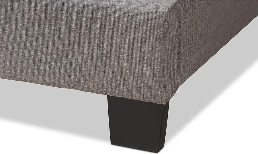 Wholesale Interiors Beds - Vivienne King Bed Light Gray