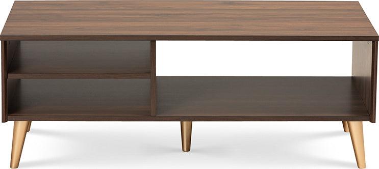 Wholesale Interiors Coffee Tables - Landen Coffee Table Brown & Gold
