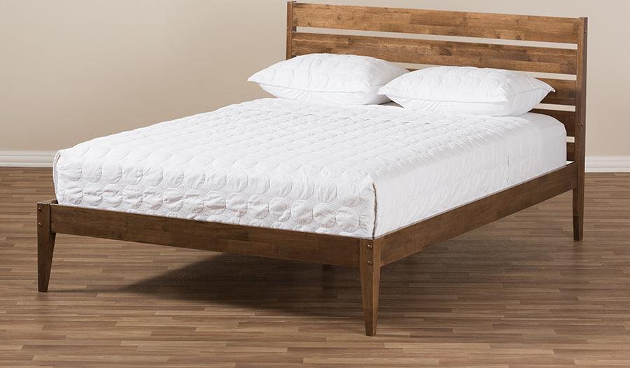 Wholesale Interiors Beds - Elmdon King Bed Walnut Brown