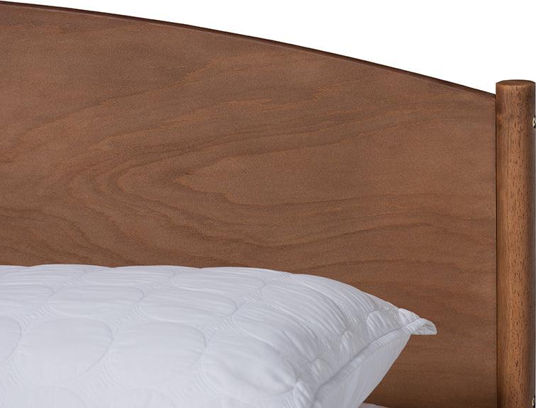 Wholesale Interiors Beds - Leanora Queen Bed Ash walnut