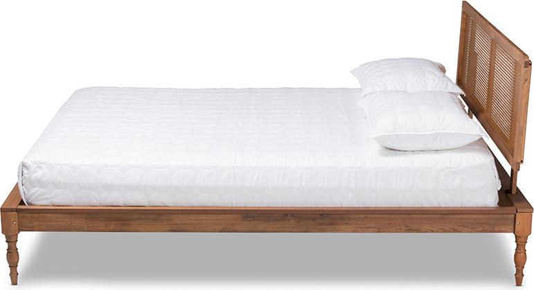 Wholesale Interiors Beds - Romy King Bed Ash walnut