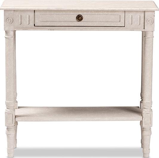 Wholesale Interiors Consoles - Ariella Country Cottage Farmhouse 1-Drawer Console Table