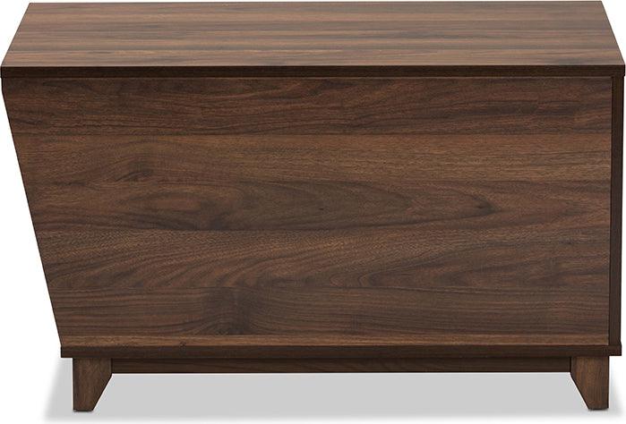 Wholesale Interiors Cat Litter Box - Eckhart Walnut Brown Finished Wood Cat Litter Box Cover House