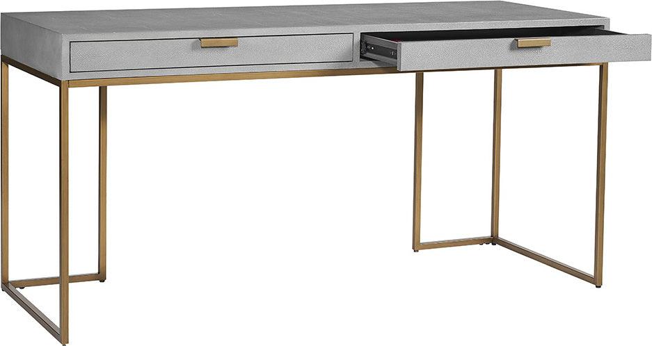 SUNPAN Desks - Jiro Desk - Grey Shagreen