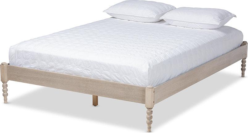 Wholesale Interiors Beds - Cielle Queen Bed Antique White