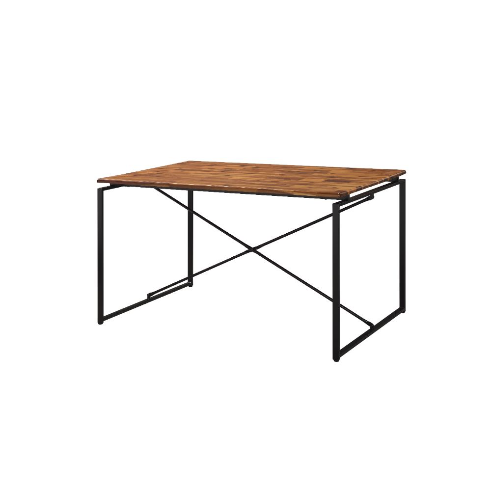 ACME Dining Tables - ACME Jurgen Dining Table, Oak & Black