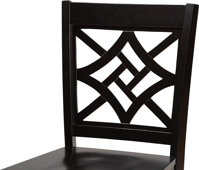 Wholesale Interiors Barstools - Nicolette Bar Stool Dark Brown (Set of 2)