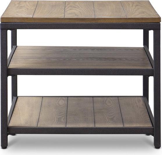 Wholesale Interiors Side & End Tables - Caribou Wood and Metal End Table