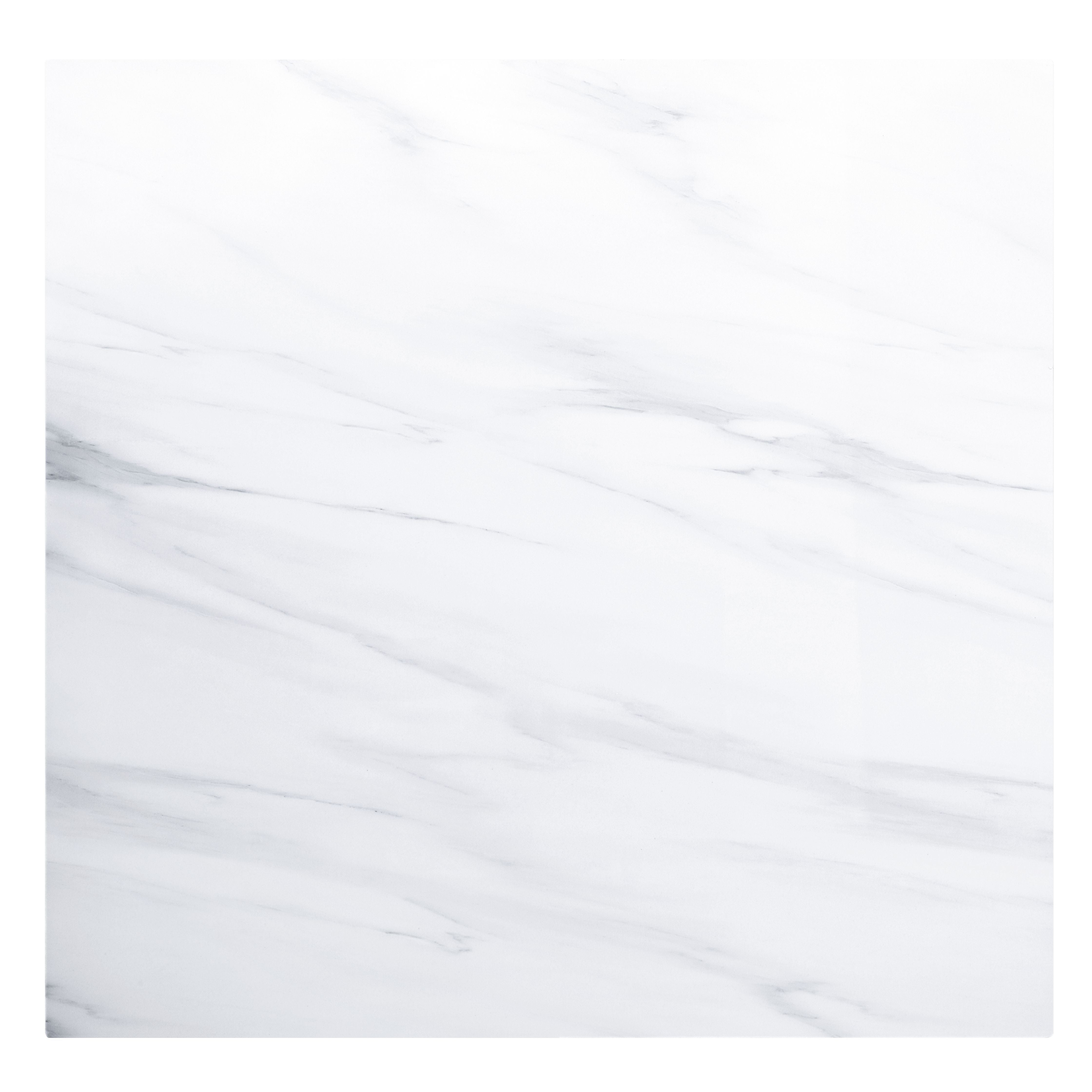 ACME Furniture Dining Tables - ACME Yabeina Square Dining Table , Marble Top & Gray Oak Finish