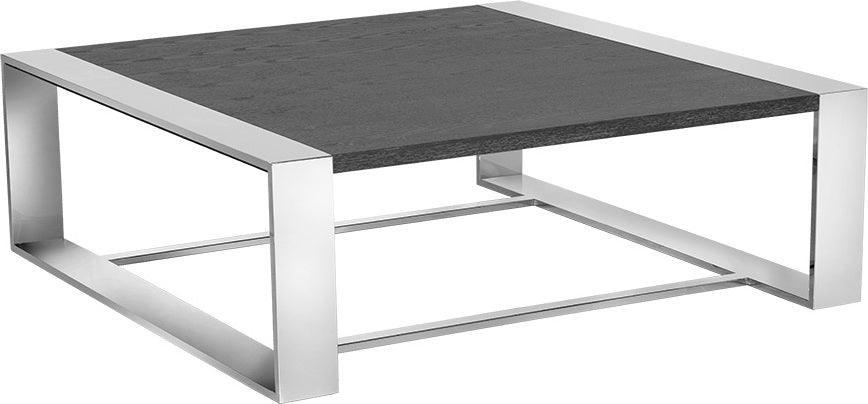 SUNPAN Coffee Tables - Dalton Coffee Table - Stainless Steel - Grey