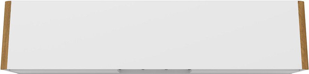 Manhattan Comfort TV & Media Units - Camberly 62.99 TV Stand in White and Cinnamon