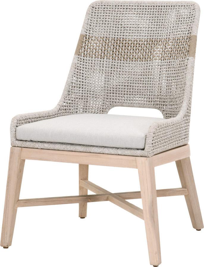 Essentials For Living Outdoor Dining Chairs - Tapestry Outdoor Dining Chair Gray Teak ( Set of 2 )