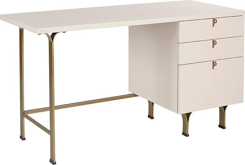 SUNPAN Desks - Celine Desk Cream Wood