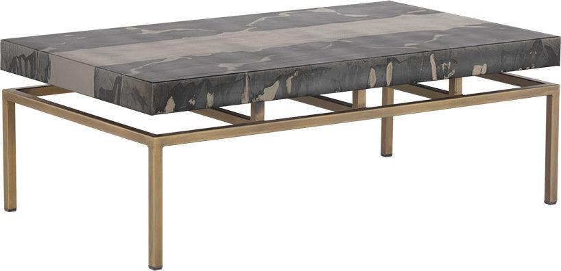 SUNPAN Coffee Tables - Toreno Coffee Table Antique Brass