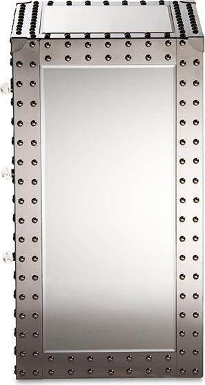 Wholesale Interiors Nightstands & Side Tables - Azura Nightstand Silver Mirrored