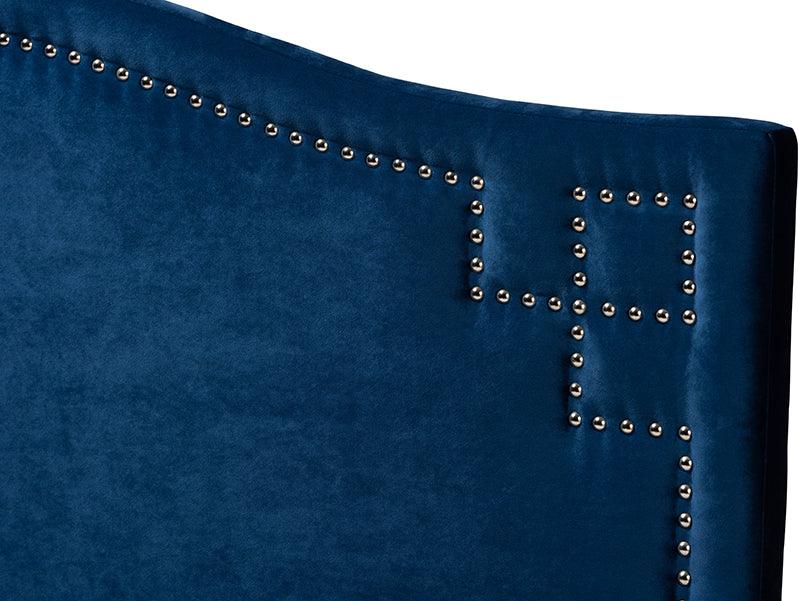 Wholesale Interiors Headboards - Aubrey Queen Headboard Royal Blue
