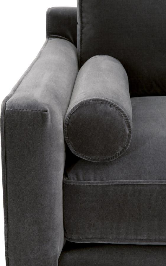 Essentials For Living Accent Chairs - Parker Post Modern Sofa Chair Natural Gray Oak