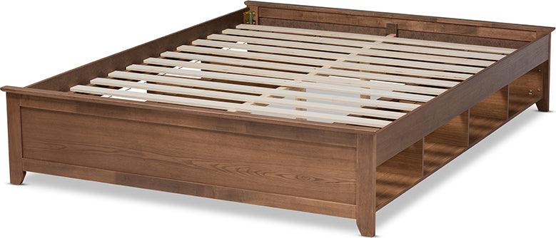 Wholesale Interiors Beds - Anders King Storage Bed Ash walnut