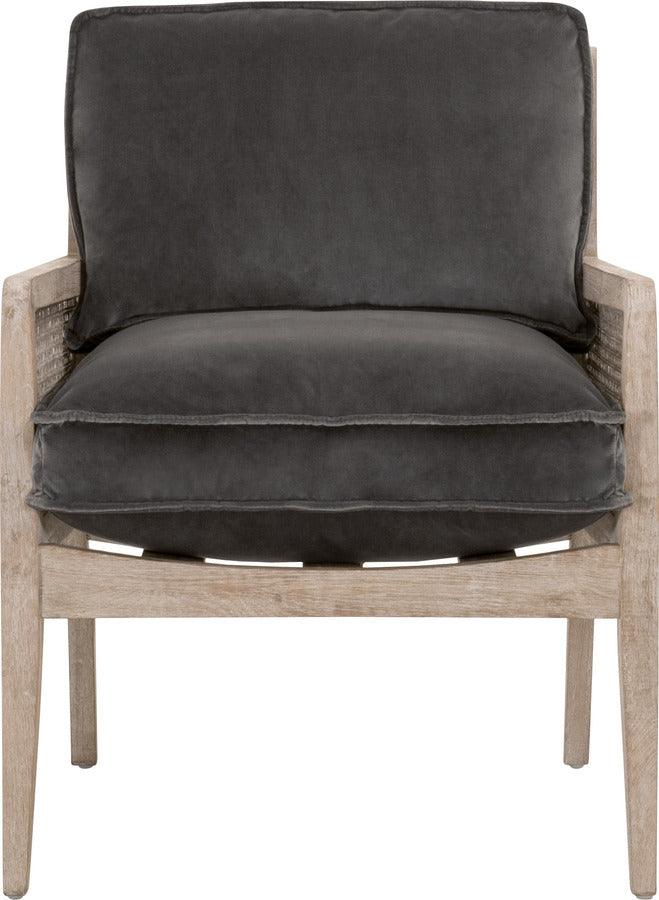 Essentials For Living Accent Chairs - Leone Club Chair Natural Gray Oak