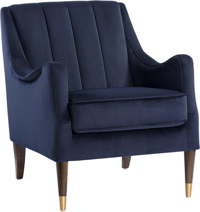 SUNPAN Accent Chairs - Patrice Lounge Chair Abbington Navy