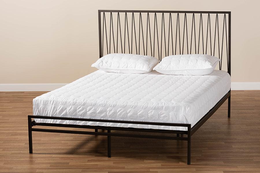 Wholesale Interiors Beds - Jeanette Queen Bed Black